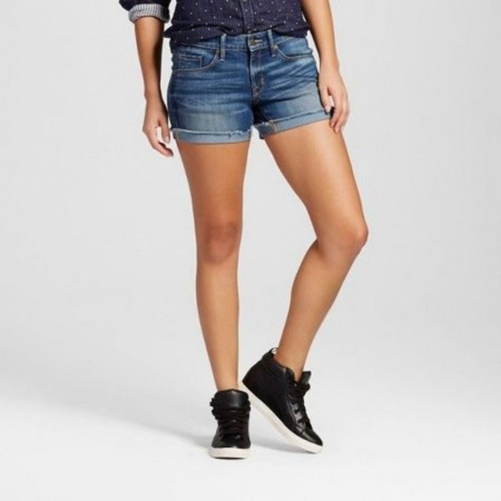 Mossimo Mid Rise Denim Shorts